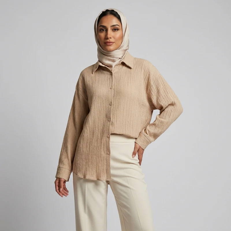 مانتو زنانه آستین بلند مدل 4372