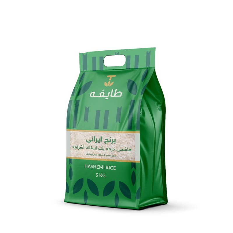 آستانه اشرفیه معطر درجه یک هاشمی طایفه - 5 کیلوگرم