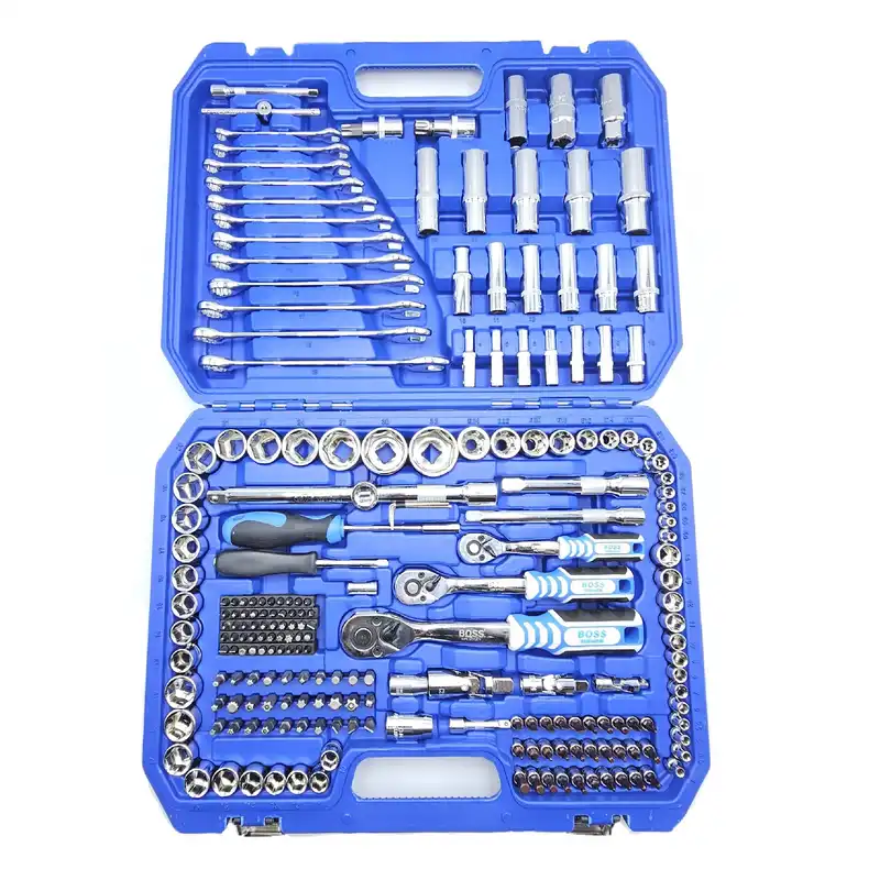 مجموعه 218 عددی آچار یکسر تخت و یکسر رینگی باس کد 123STJ_218_PCS