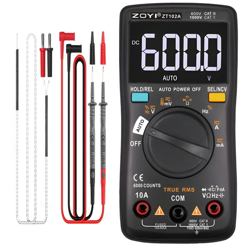 مولتی متر دیجیتال زویی مدل ZT102A