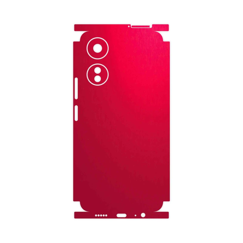 برچسب پوششی ماهوت مدل Matte-Warm-Red-FullSkin مناسب برای گوشی موبایل آنر X5 Plus