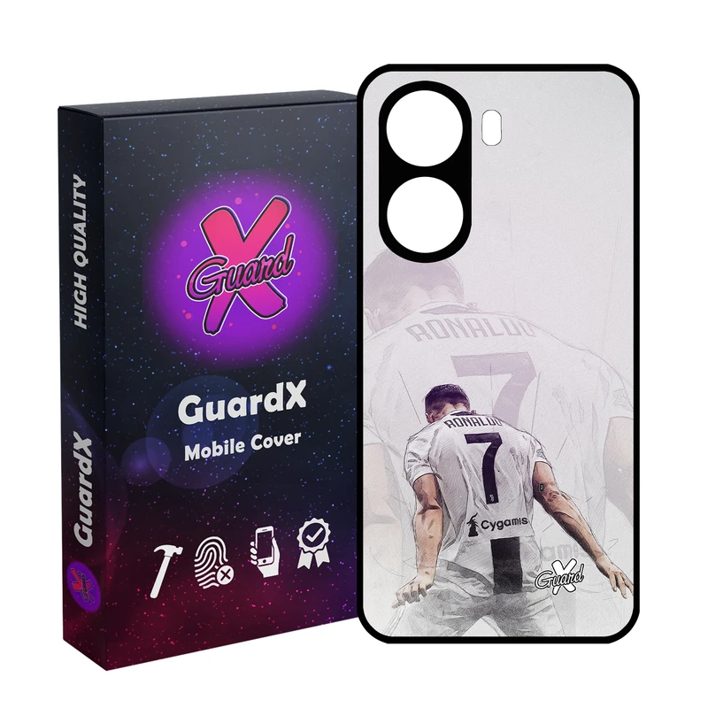 کاور گارد ایکس طرح CR7 مدل 10189 مناسب برای گوشی موبایل شیائومی Poco X7 Pro