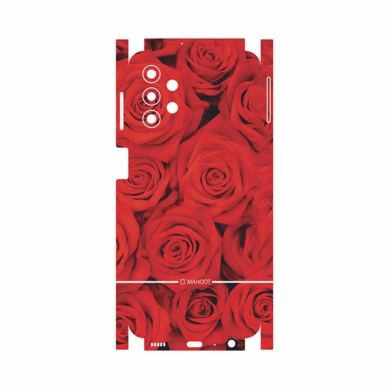 برچسب پوششی ماهوت مدل Red-Flower-FullSkin مناسب برای گوشی موبایل سامسونگ Galaxy A32 5G