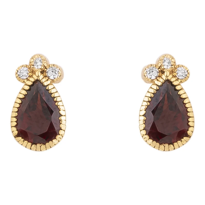 گوشواره میخی طلا 18 عیار زنانه کیا گالری مدل رستا کد AE453