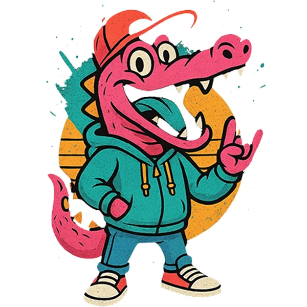 استیکر پارچه و لباس پاد آفرین طرح کارتونی کد 4233