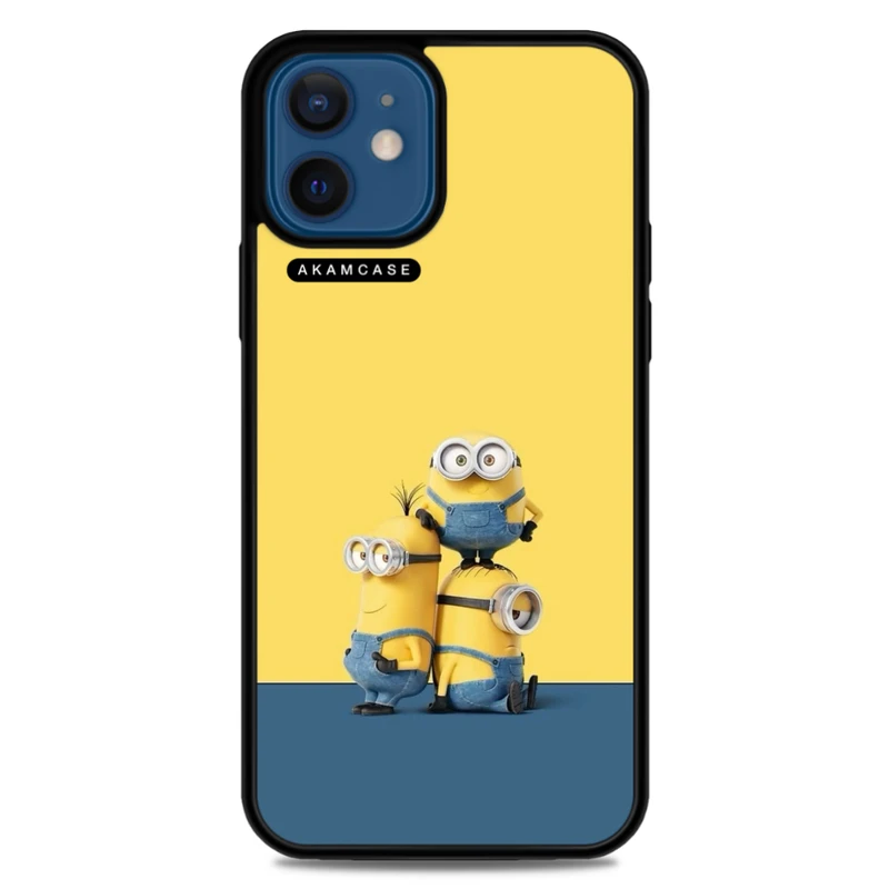 کاور آکام مدل AMC-WA12M-MINIONS4 مناسب برای گوشی موبایل اپل iPhone 12 Mini
