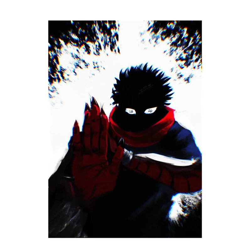 استیکر لپ تاپ و موبایل مدل انیمه طرح جوجوتسو کایسن ایتادوری یوجی jujutsu kaisen yuji itadori کد 676