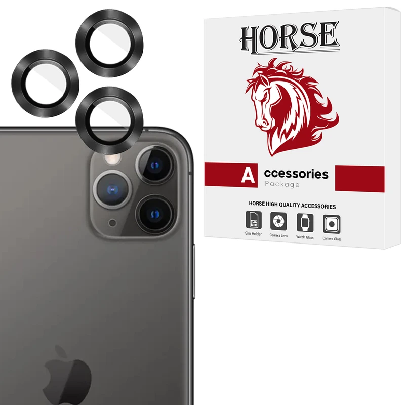 محافظ لنز دوربین هورس مدل RINH20 مناسب برای گوشی موبایل اپل iPhone 12 Pro max