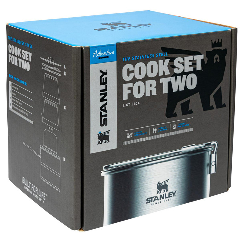ظروف سفری استنلی مدل COOK SET FOR TWO کد F2022 مجموعه 6 عددی