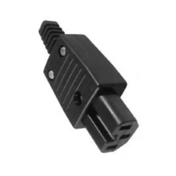 کابل برق سه پین منبع تغذیه کامپیوتر مدل c15 طول 1.5 متر