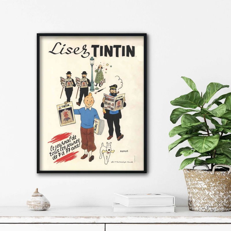 تابلو آتریسا مدل پوستر فیلم tin tin کد ATm195