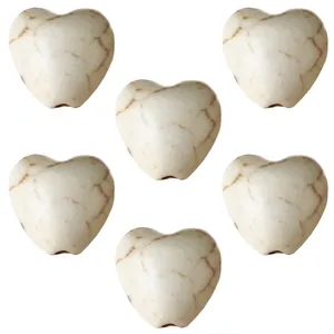 مهره دستبند مدل قلب کد MZ بسته 6 عددی