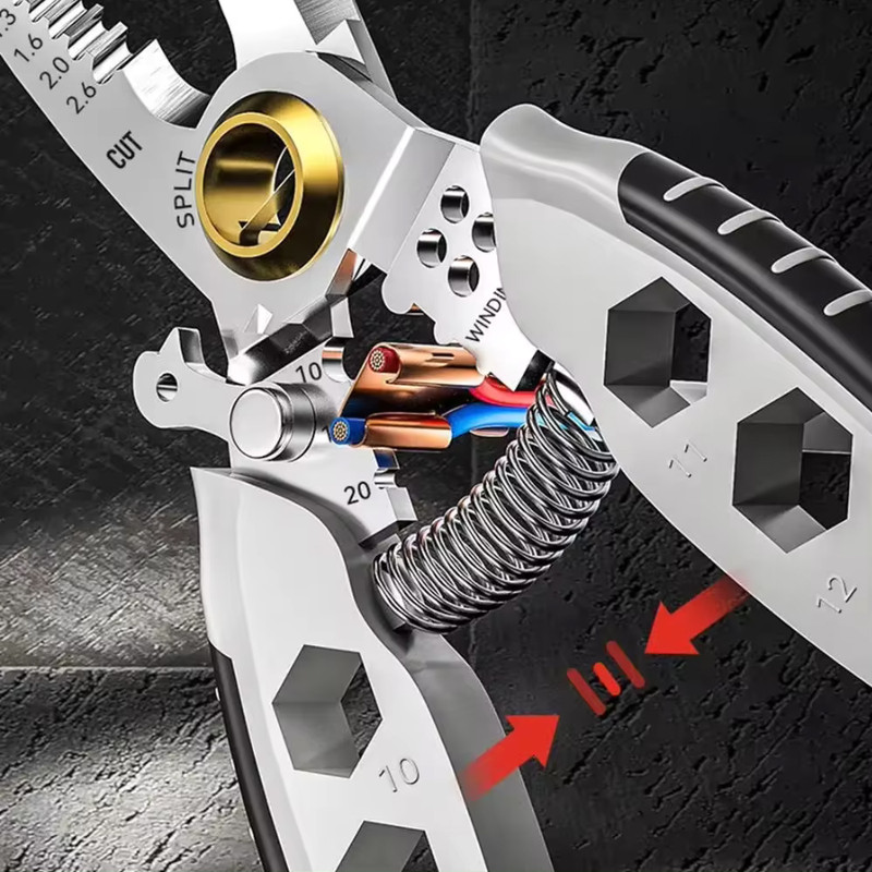 انبر برقکاری مدل برق‌یار طرح multi-function سایز 190 میلیمتر