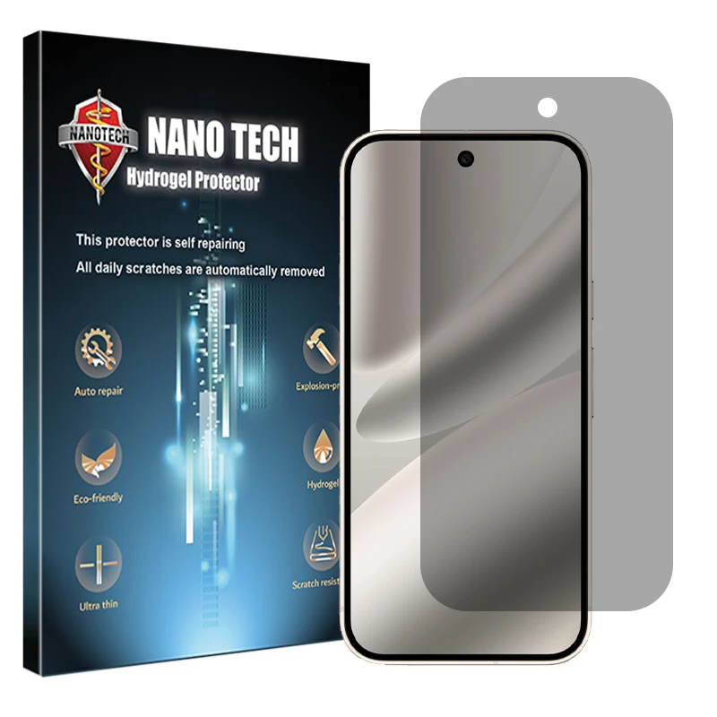 محافظ صفحه نمایش حریم شخصی نانو تک مدل Tough مناسب برای گوشی موبایل گوگل Pixel 10 Pro XL