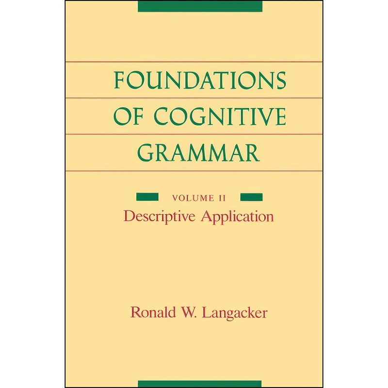 کتاب Foundations of Cognitive Grammar اثر Ronald W. Langacker انتشارات بله