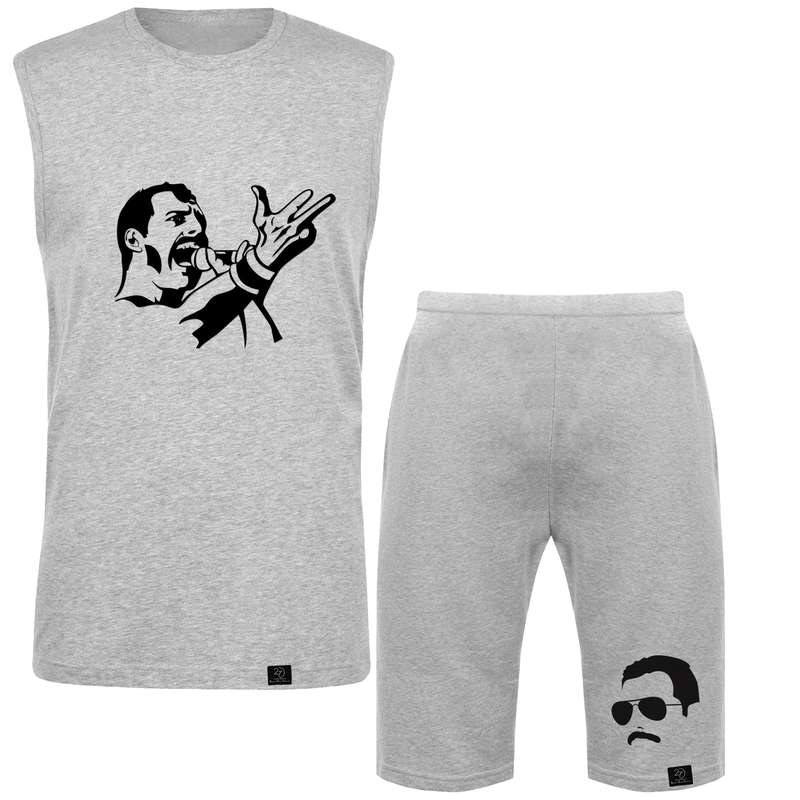 ست تاپ و شلوارک مردانه 27 مدل خواننده کد R02