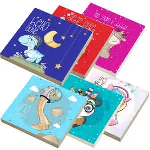 کاغذ یادداشت 100 برگ مدل hello dino مجموعه 6 عددی