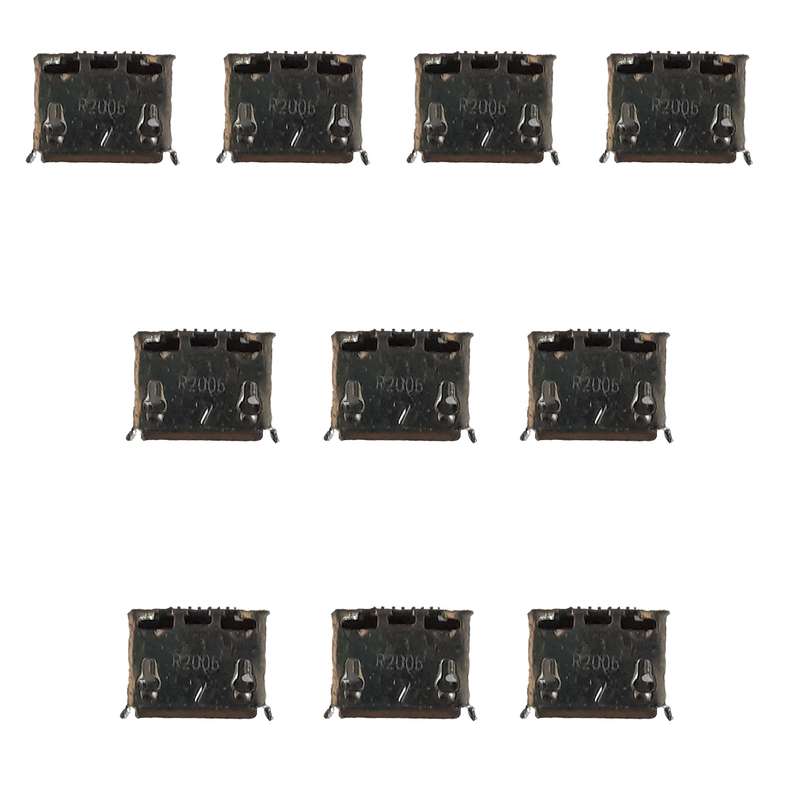 سوکت شارژ مدل micro usb کد 026 بسته 10 عددی سوکت شارژ مدل micro usb کد 026 بسته 10 عددی