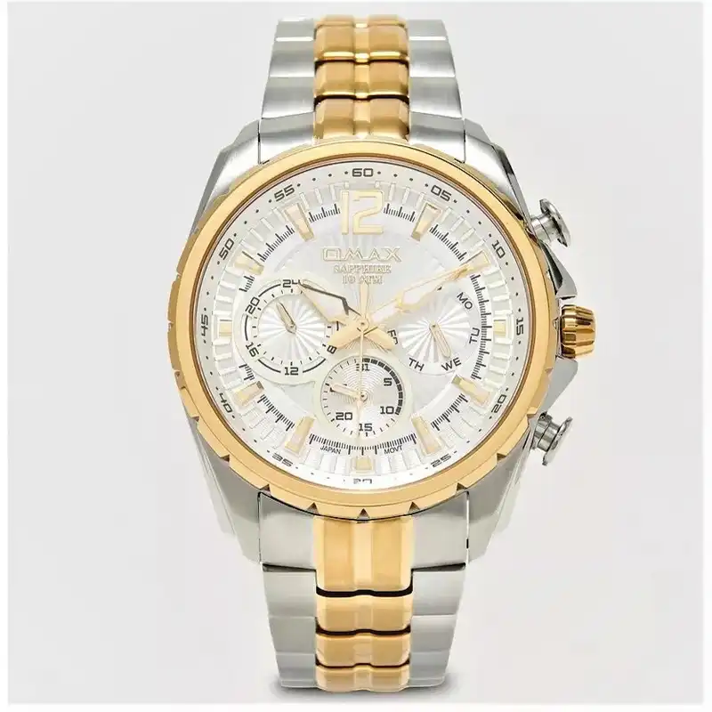 ساعت مچی عقربه‌ای مردانه مکانیکی کرنوگراف اوماکس مدل  OAEM001T6TI