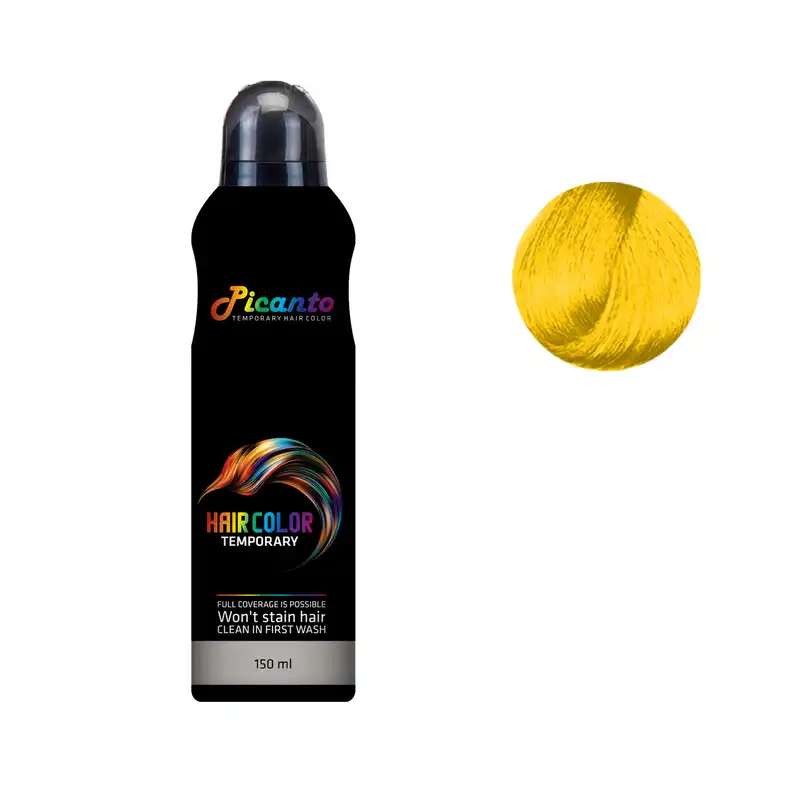 اسپری رنگ مو پیکانتو مدل 20 حجم 150 میلی لیتر رنگ زرد