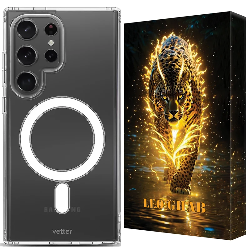 کاور لئو قاب مدل SHFL مناسب برای گوشی موبایل سامسونگ Galaxy S24 Ultra 5G