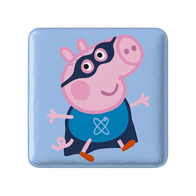 مگنت خندالو طرح جورج انیمیشن پپا پیگ Peppa pig مدل مربعی کد 22069