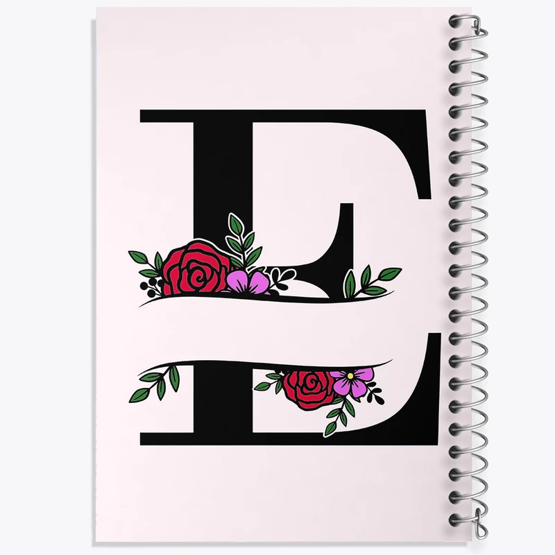 دفتر مشق 50 برگ خندالو طرح حرف E کد N3331