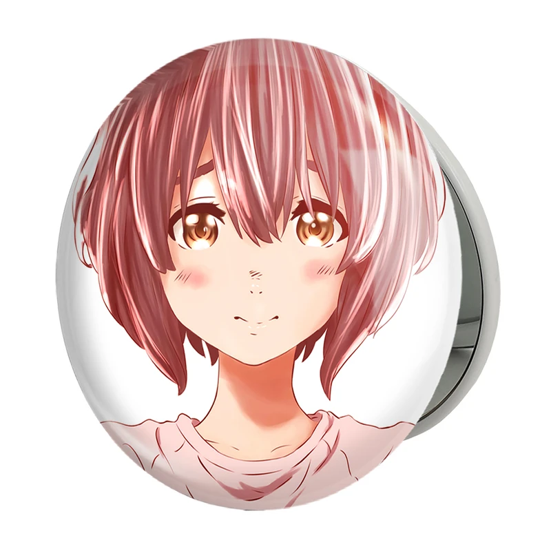 آینه جیبی خندالو طرح شوکو نیشیمیا انیمه سایلنت ویس A Silent Voice مدل تاشو کد 15843 