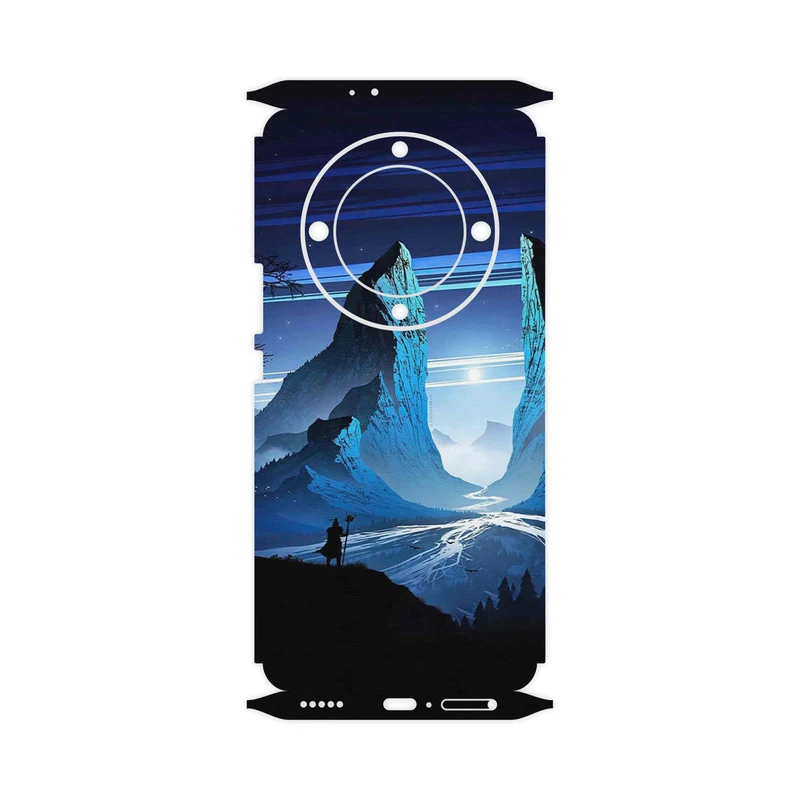 برچسب پوششی ماهوت مدل Blue Mountains Digital Art-FullSkin مناسب برای گوشی موبایل آنر X9a