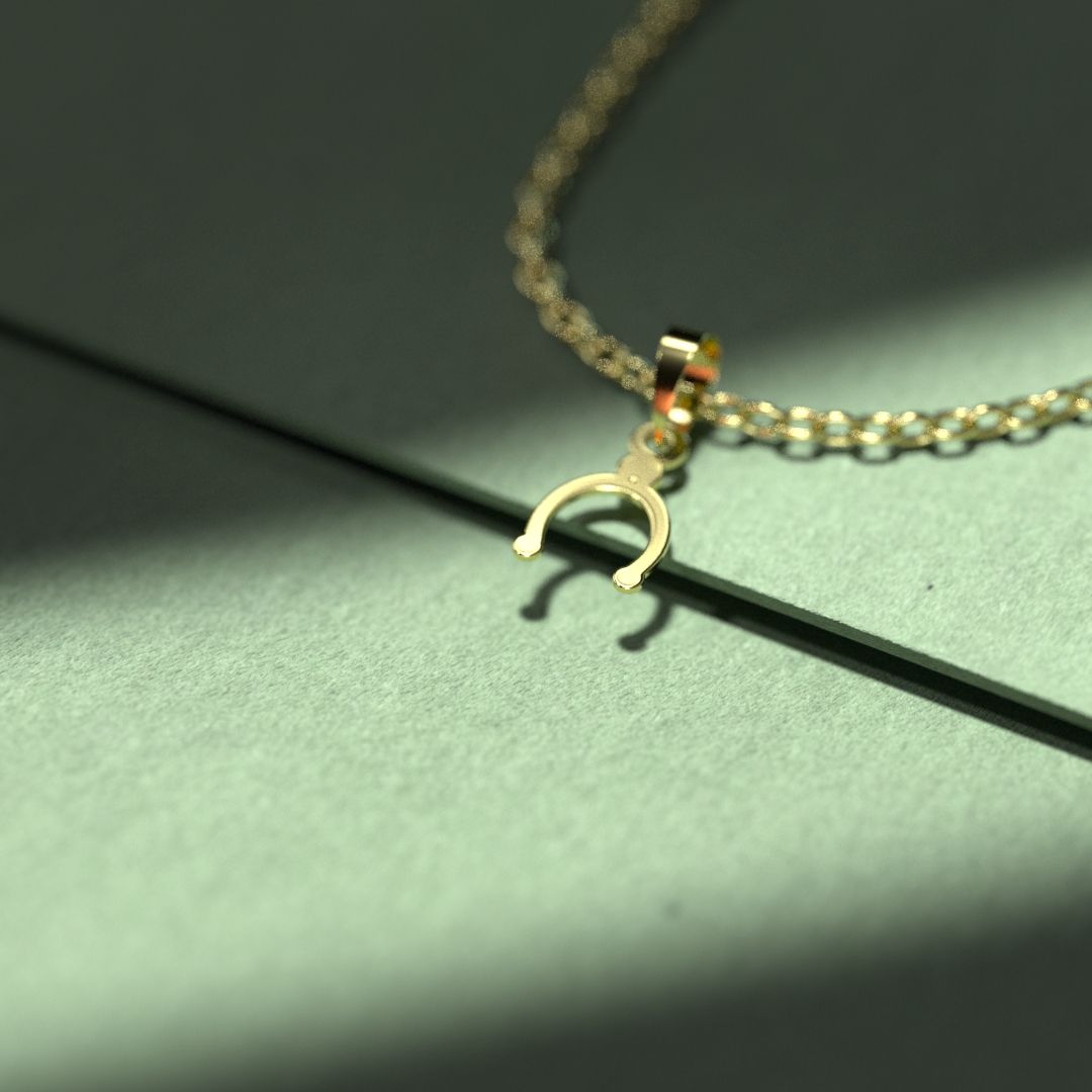 گردنبند طلا 18 عیار زنانه مدوپد مدل هندسی کد II2-1-1117 -  - 4