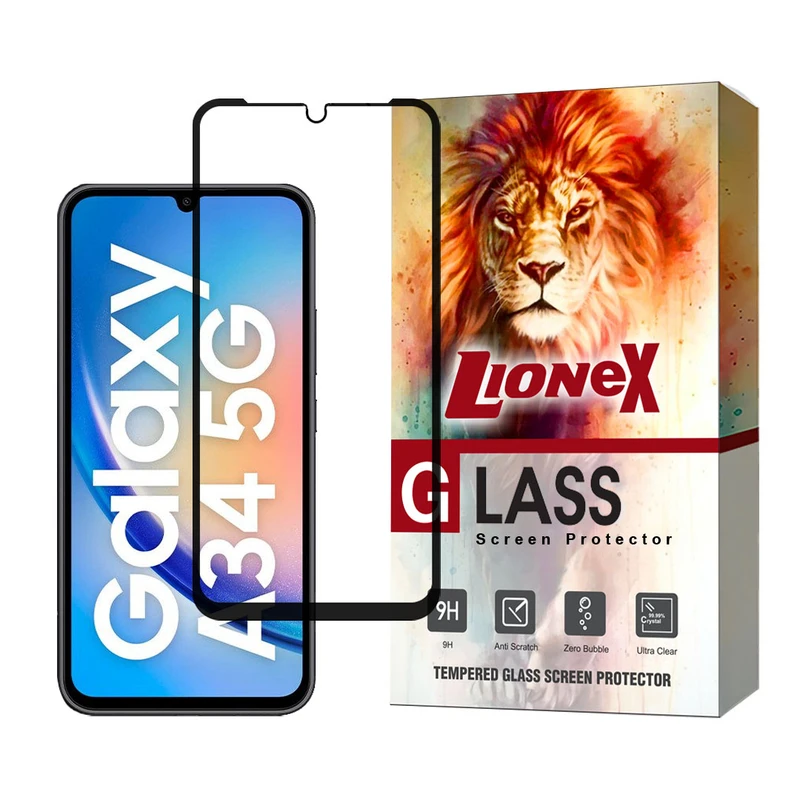 محافظ صفحه نمایش لایونکس مدل FULSLLI مناسب برای گوشی موبایل سامسونگ Galaxy A34