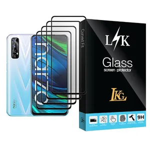 LKG LK Glass MIX004 Screen Protector For Realme Narzo 20 Pro Pack Of 4