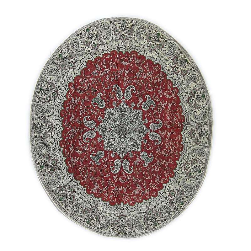 رومیزی ترمه مدل بته جقه کد BZ110-84