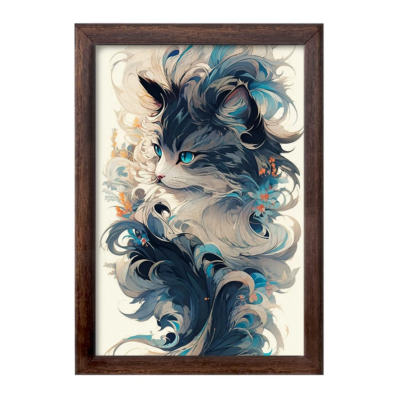تابلو خندالو طرح گربه (Cat) کد F1121