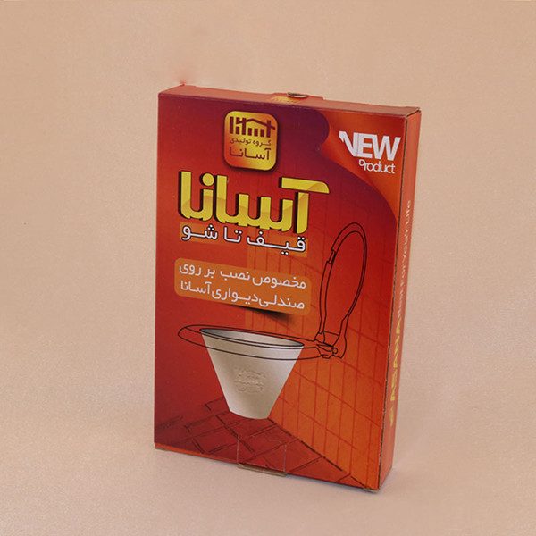 قیف توالت فرنگی آسانا مدل 01