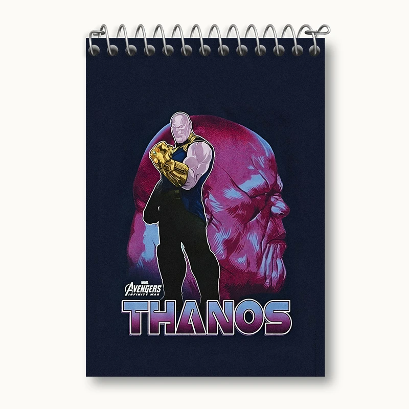 دفتر یادداشت 50 برگ خندالو طرح ثانوس مارول (Marvel) کد N5712