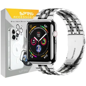 Sprig 7Bead SLV Band suitable for Apple Watch Series 7/8/9 size 45mm