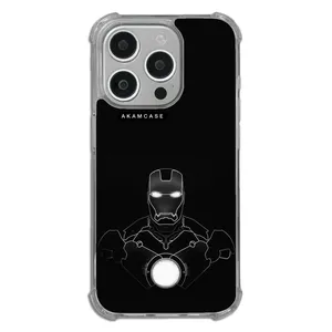 AKAM AMCWTA15PRO-IRON MAN4 Cover For Apple iPhone 15 Pro