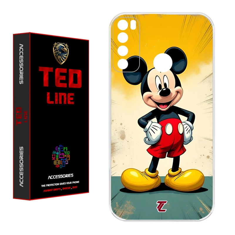 کاور تدلاین طرح میکی موس کد 1144 مناسب برای گوشی موبایل شیائومی Redmi Note 8