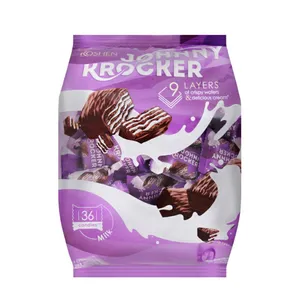 ویفر شکلاتی با لایه شیری ROSHEN جانی کراکر - 500 گرم