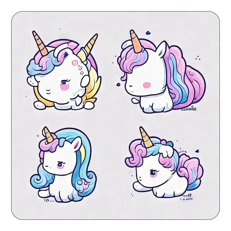 مگنت کاکتی طرح اسب تک شاخ و یونیکورن مدل mp30580