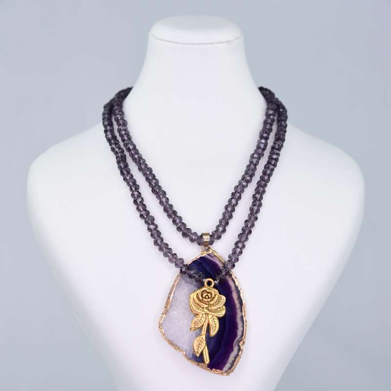 گردنبند زنانه زد2اسکوارد مدل رز