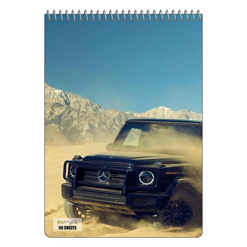 دفتر نقاشی 50 برگ سیمی کارنیکا طرح جی واگن G‑Wagon کد 67562