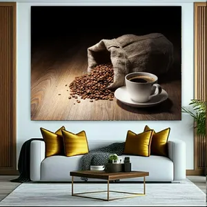  پوستر طرح مخمل فنجان مدل قهوه کد FP105013