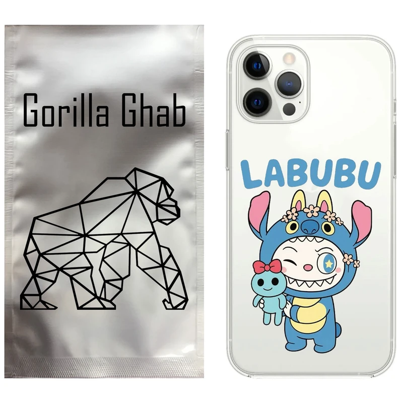 کاور گوریلا قاب مدل CLG کد 112 طرح لبوبو Labubu مناسب برای گوشی موبایل اپل iPhone 13 Pro