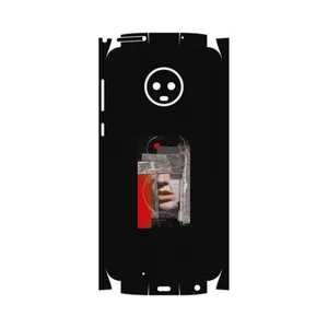 MAHOOT Collage of Mouth-FullSkin Cover Sticker for Motorola Moto G6
