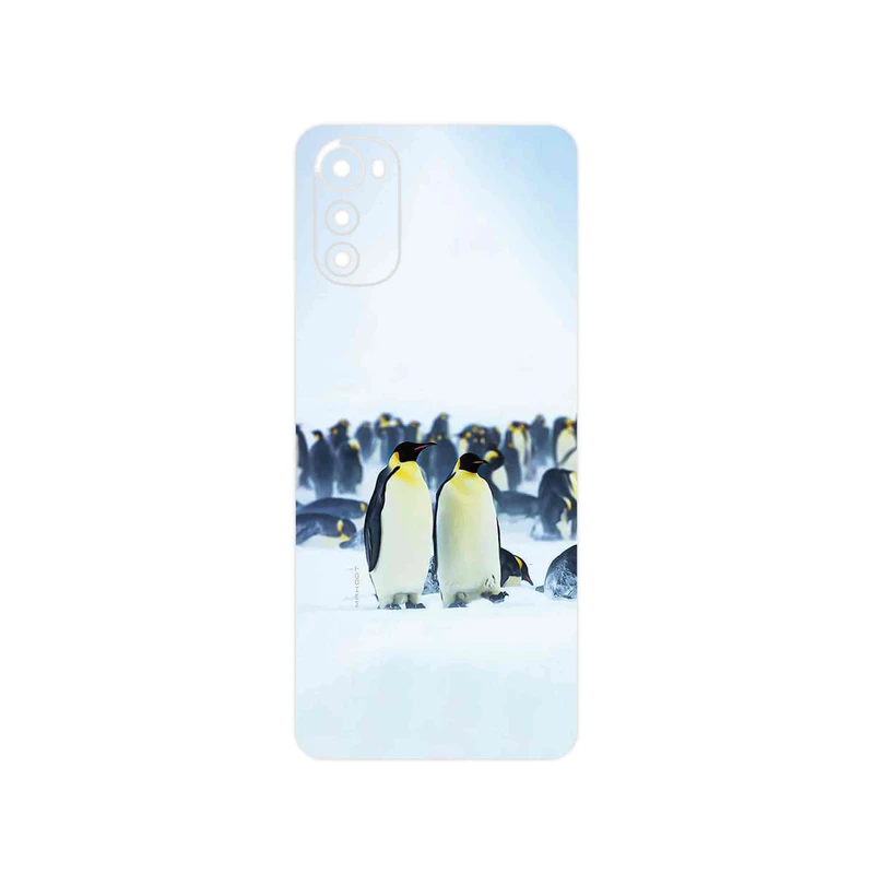 برچسب پوششی ماهوت مدل Penguin مناسب برای گوشی موبایل موتورولا Moto E32s