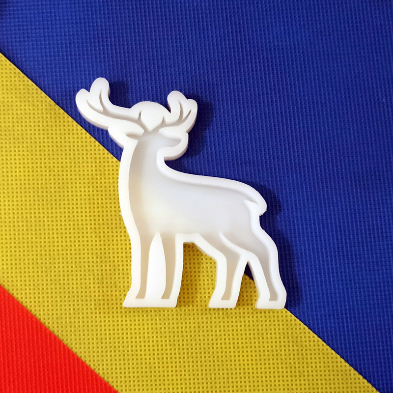 قالب رزین مدل حیوانات طرح گوزن شاخدار کد 1