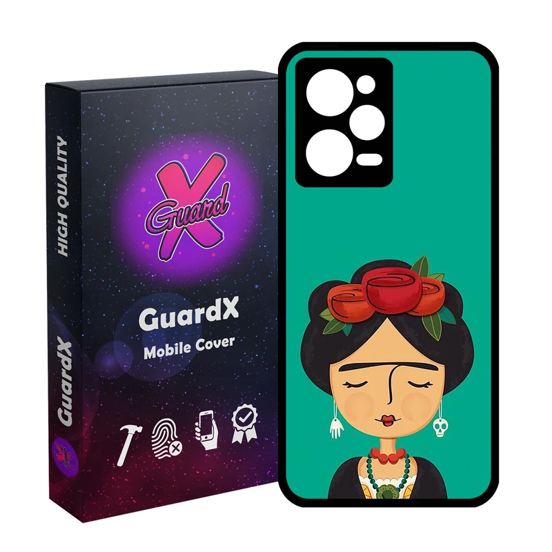 کاور گارد ایکس طرح دختر مدل  Glass10783 مناسب برای گوشی موبایل شیائومی Redmi Note 12 Pro 5G/Poco X5 Pro 5G/Note 12 Pro Speed