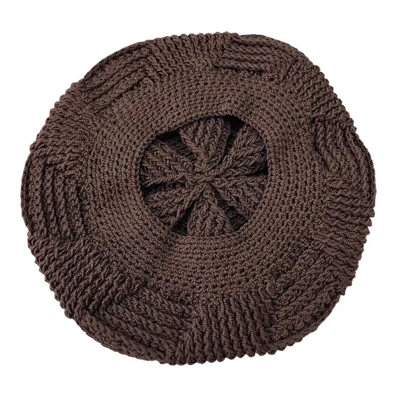 کلاه بافتنی زنانه مدل مریم كد ZHT01-LBR